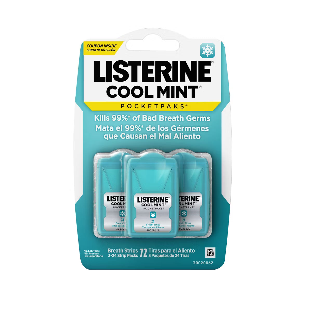 Listerine Cool Mint PocketPaks - 3 Pack