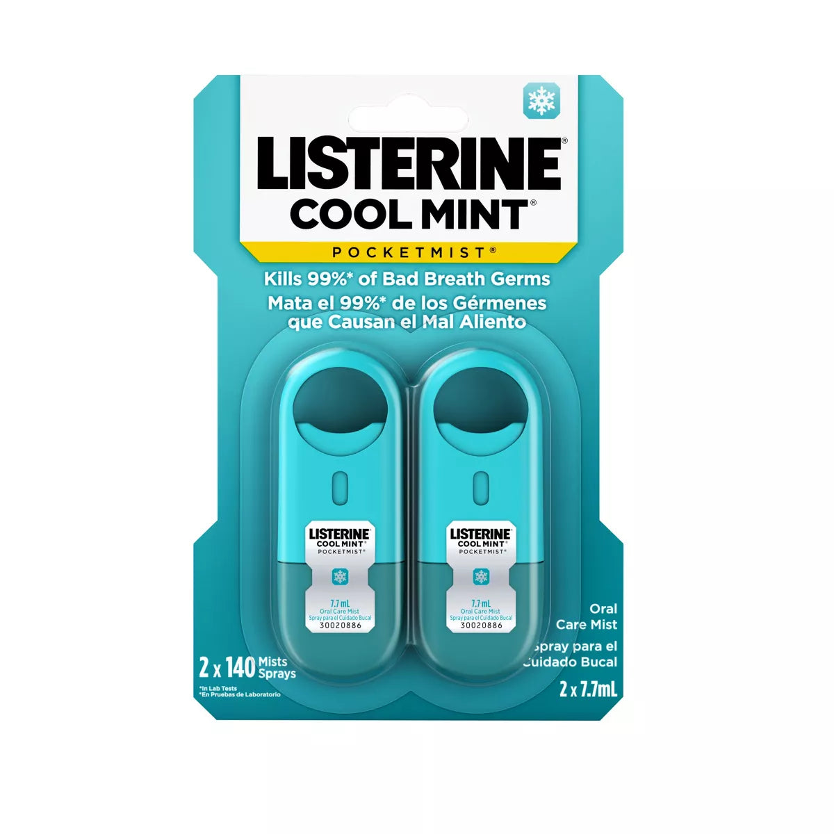 Listerine Cool Mint Pocketmist - 2 Pack