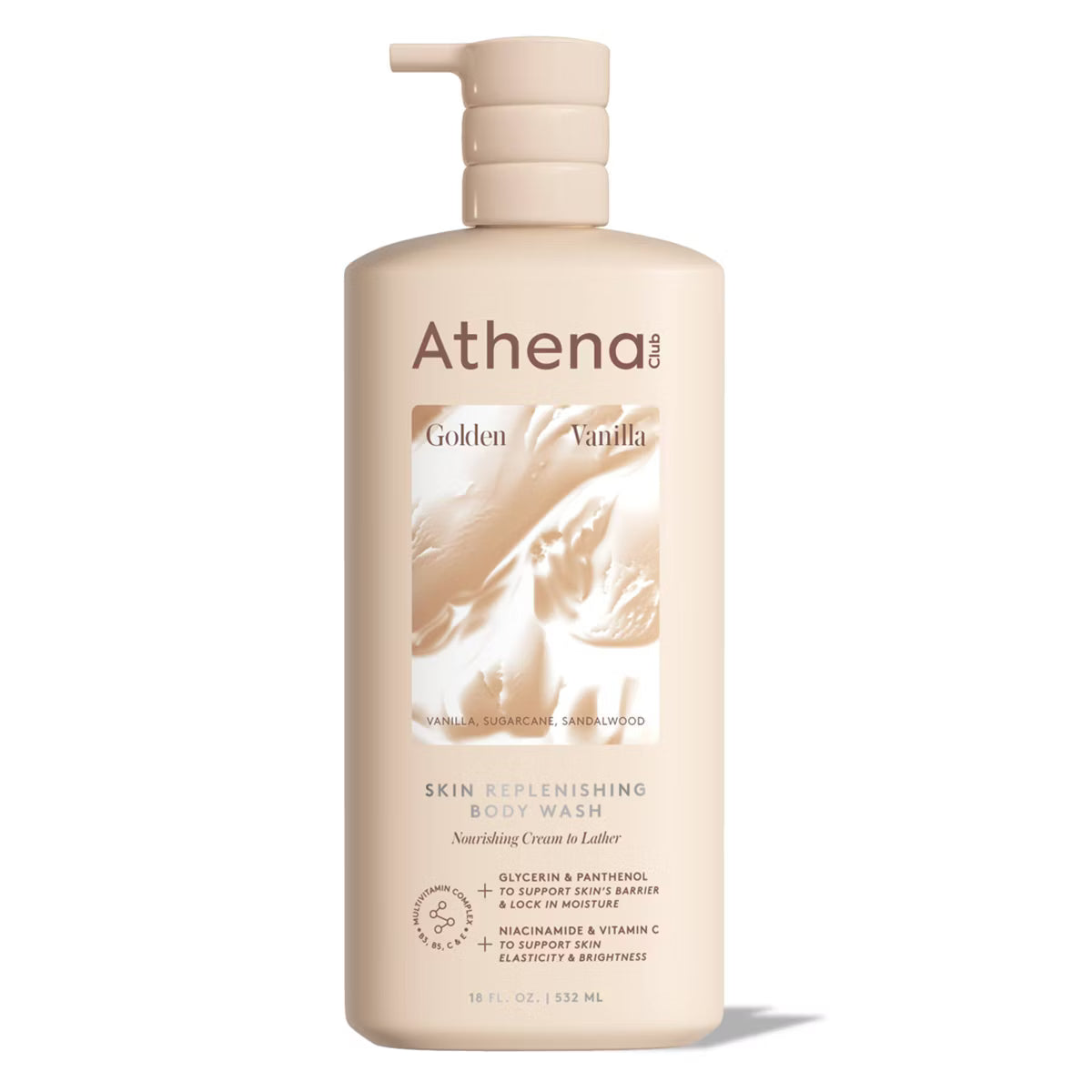 Athena Club Body Wash - Golden Vanilla