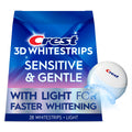 Crest 3D Whitestrips - Sensitive & Gentle + Whitening Light