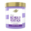 Dove Body Sugar Scrub - Rice Milk and Velvet Acai