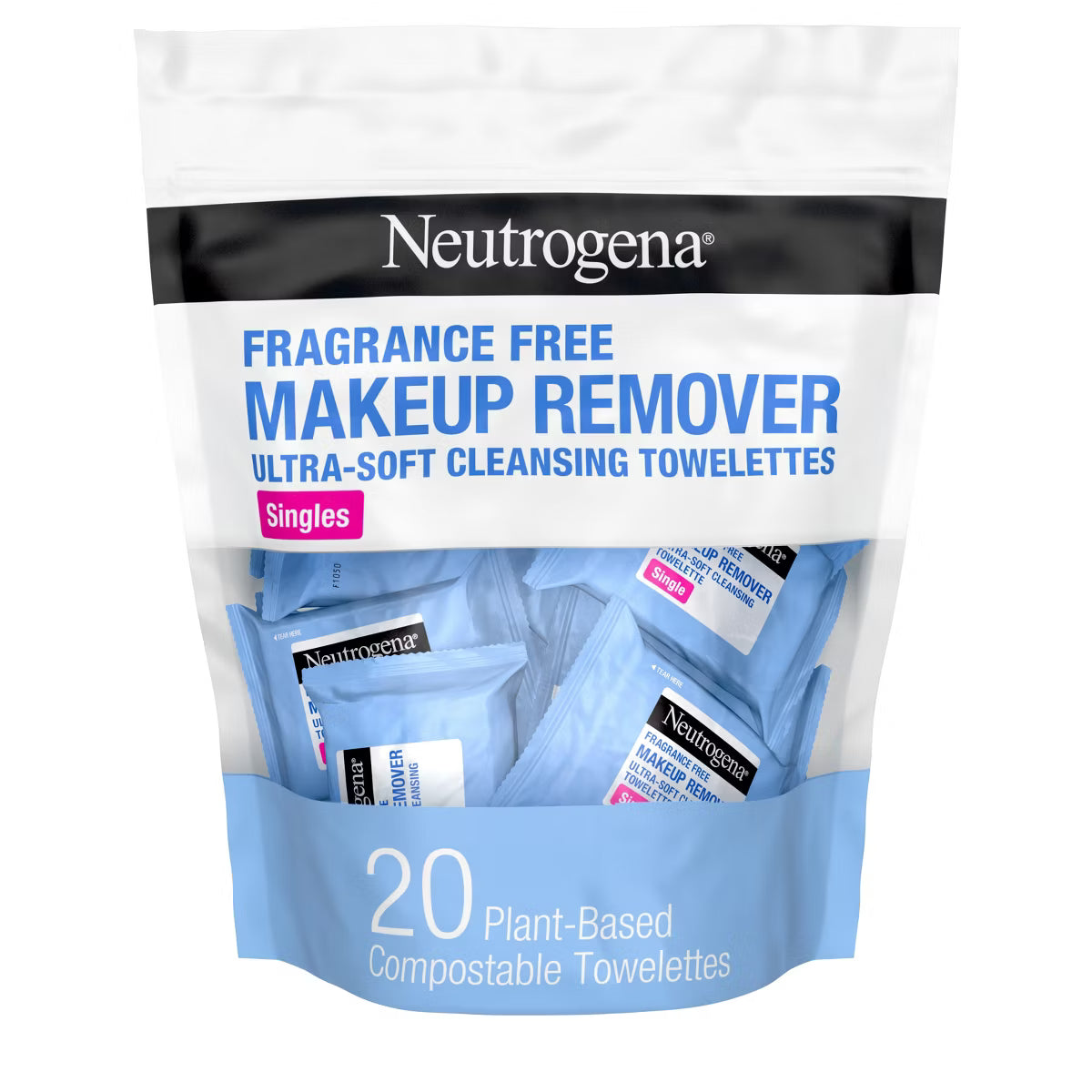 Neutrogena Make Up Remover Wipes Fragrance Free - 20 Singles