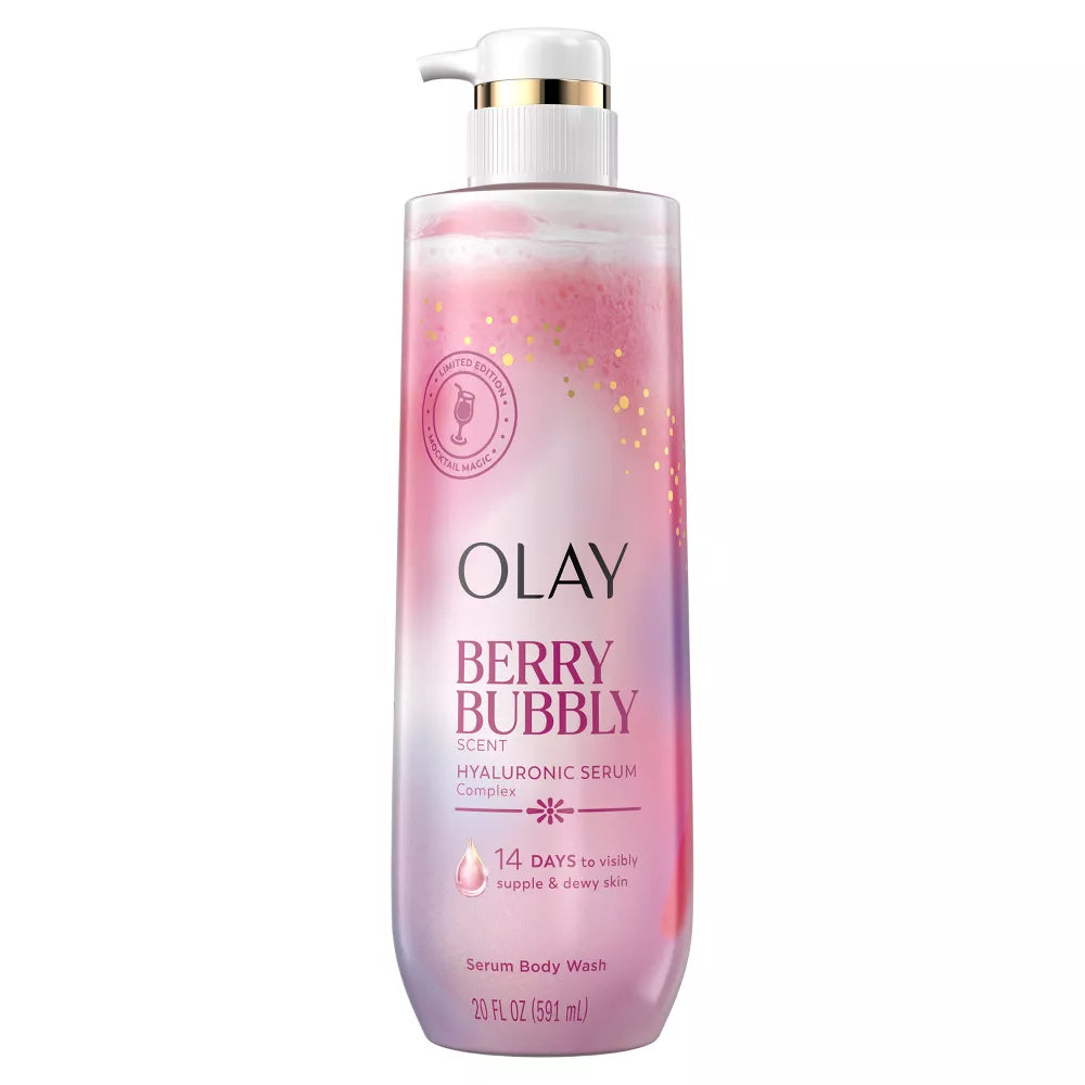 Olay Hyaluronic Serum Body Wash - Berry Bubbly