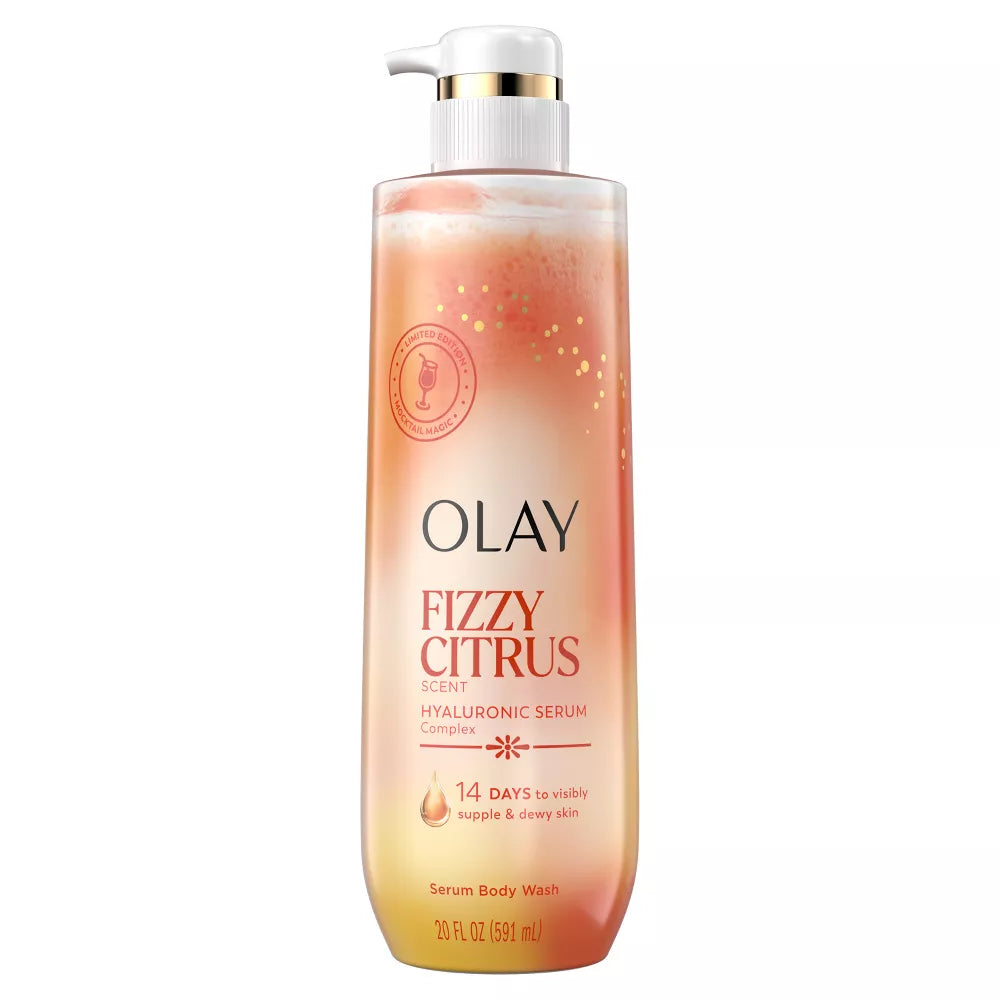 Olay Hyaluronic Serum Body Wash - Fizzy Citrus