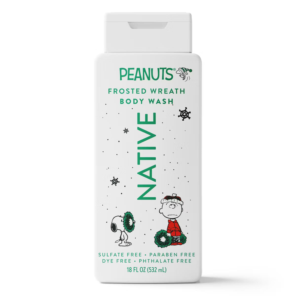 Native X Peanuts Body Wash - Frosted Wreath