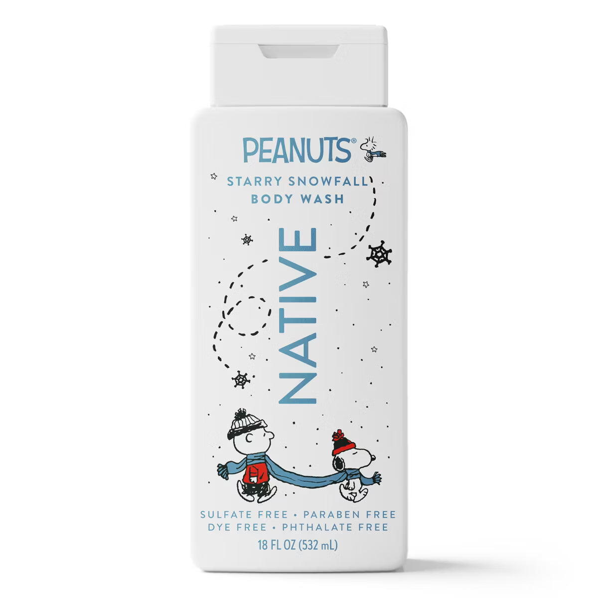 Native X Peanuts Body Wash - Starry Snowfall