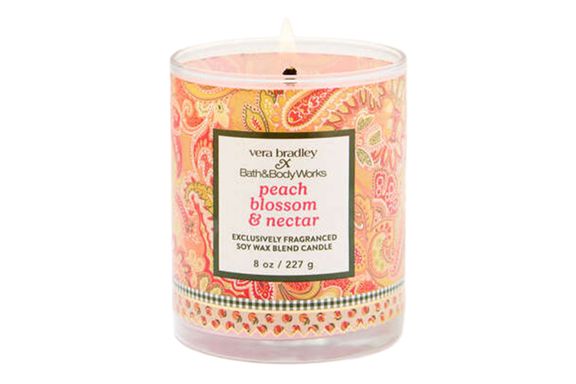 Vera Bradley - Peach Blossom & Nectar Single Wick Candle